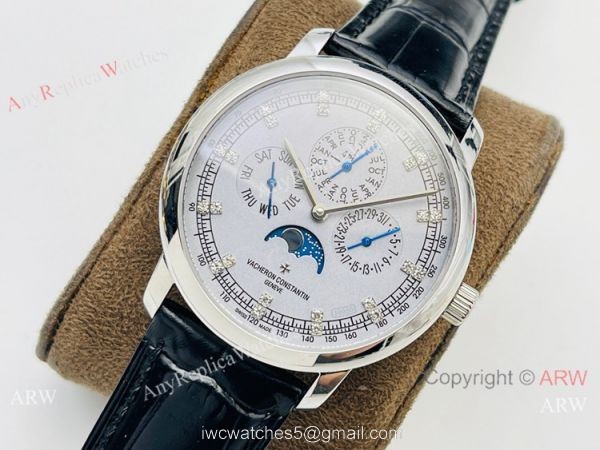 Swiss Copy Vacheron Constantin Patrimony TWS Factory 43175 Watch Blasted dial Swiss Copy Vacheron Constantin Patrimony TWS Factory 43175 Watch Blasted dial