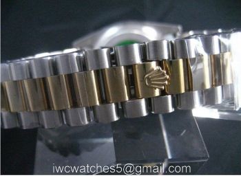 Rolex Datejust Replica Watch Gold Dial Arabic Hour Markers 2-Tone President Watch Rolex Datejust Replica Watch Gold Dial Arabic Hour Markers 2-Tone President Watch