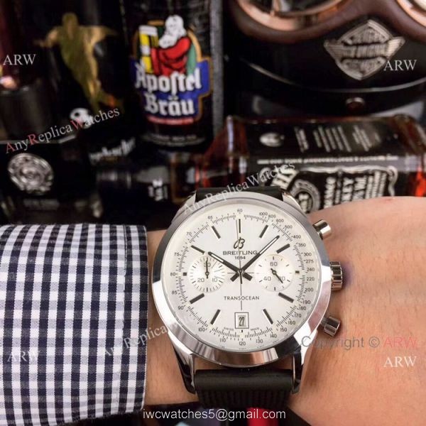 Best Quality Breitling Transocean Blue Dial Chronograph Watches Men Best Quality Breitling Transocean Blue Dial Chronograph Watches Men