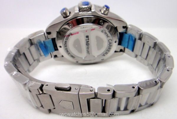 Tag Heuer Carrera Caliber 17 RS Replica Watch SS Black Men Watch Tag Heuer Carrera Caliber 17 RS Replica Watch SS Black Men Watch