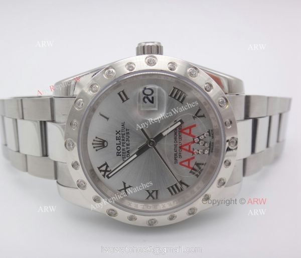 Rolex Datejust NEW Stainless Steel Datejust Diamond Silver Face LADY SIZE Rolex Datejust NEW Stainless Steel Datejust Diamond Silver Face LADY SIZE