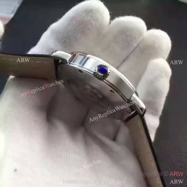 Copy Swiss Cartier Louis Moon Phase Watch SS Smooth Bezel Copy Swiss Cartier Louis Moon Phase Watch SS Smooth Bezel
