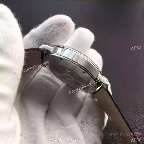 Copy Swiss Cartier Louis Moon Phase Watch SS Diamond Bezel Copy Swiss Cartier Louis Moon Phase Watch SS Diamond Bezel