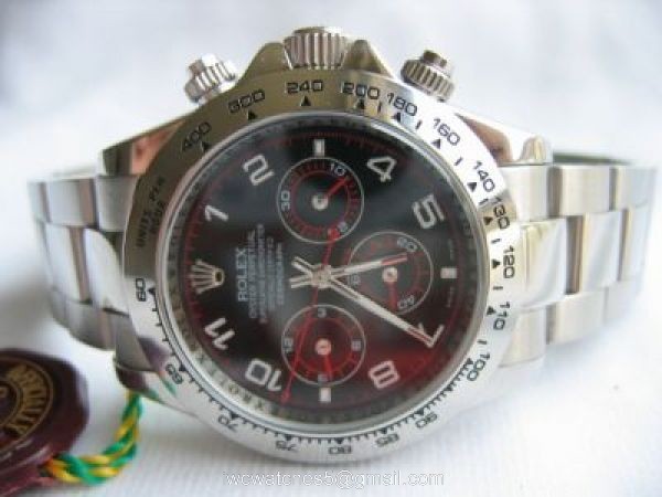 Rolex Daytona Silver w/black Subdial Replica Watch Rolex Daytona Silver w/black Subdial Replica Watch