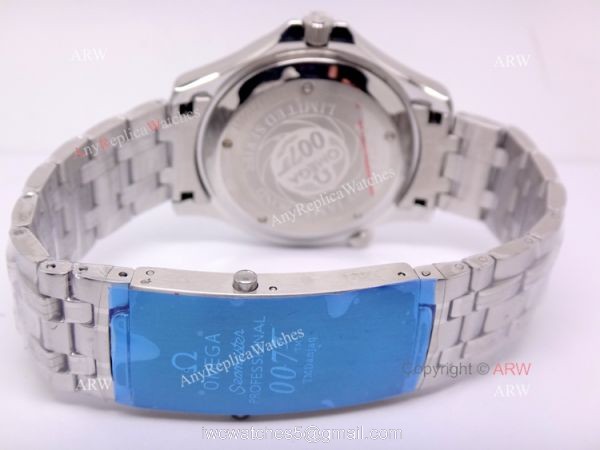 Omega 007 Watch Replica James Bond Blue 007 Face Automatic 40mm Omega 007 Watch Replica James Bond Blue 007 Face Automatic 40mm
