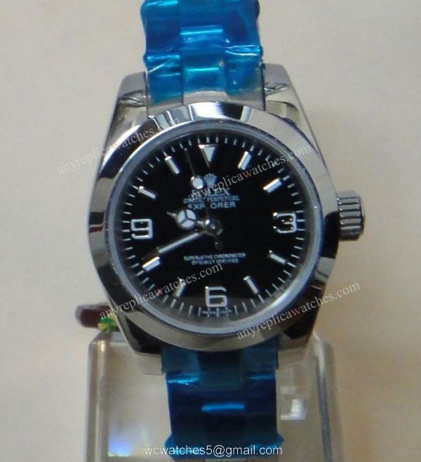 Rolex Explorer Oyster Band Black Face Replica Ladies Watch Rolex Explorer Oyster Band Black Face Replica Ladies Watch
