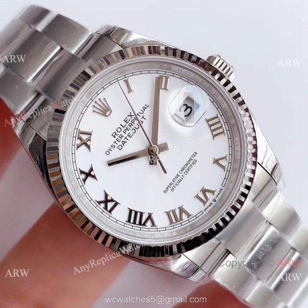 (EW)Rolex Oyster Datejust White Dial 36mm Watch Best AAA Replica Watches China (EW)Rolex Oyster Datejust White Dial 36mm Watch Best AAA Replica Watches China