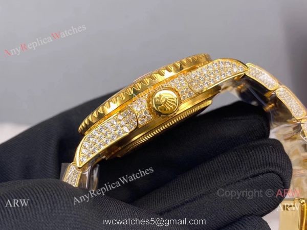 Swiss Quality Rolex GMT-Master II 116769 Ice Watch Replica Yellow Gold Swiss Quality Rolex GMT-Master II 116769 Ice Watch Replica Yellow Gold