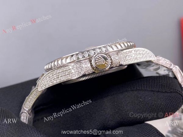 Replica Rolex GMT-Master II 116769 Ice Watch Stainless Steel Diamond Dial Replica Rolex GMT-Master II 116769 Ice Watch Stainless Steel Diamond Dial