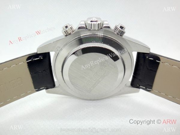 Rolex Daytona Leather Strap White Face High Quality watch Rolex Daytona Leather Strap White Face High Quality watch