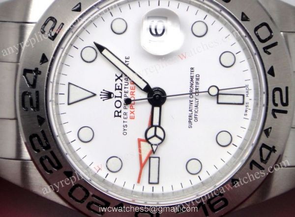 NEW UPGRADED Top Qualty Rolex Explorer II Watch 42mm SS White Face SWISS CASE NEW UPGRADED Top Qualty Rolex Explorer II Watch 42mm SS White Face SWISS CASE