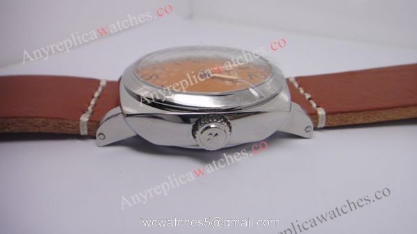 Replica Panerai Radiomir BREVETTATO Orange Face Brown leather strap Replica Panerai Radiomir BREVETTATO Orange Face Brown leather strap