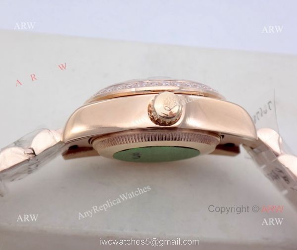 Replica Rolex Diamond Bezel Datejust Rose Gold President Watch 26mm Ladies Replica Rolex Replica Rolex Diamond Bezel Datejust Rose Gold President Watch 26mm Ladies Replica Rolex