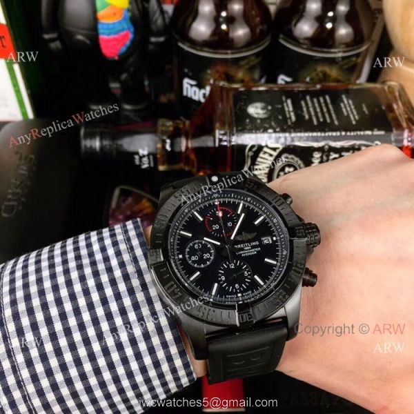 Copy Breitling Super Avenger II Watches Green Dial Black Case Copy Breitling Super Avenger II Watches Green Dial Black Case
