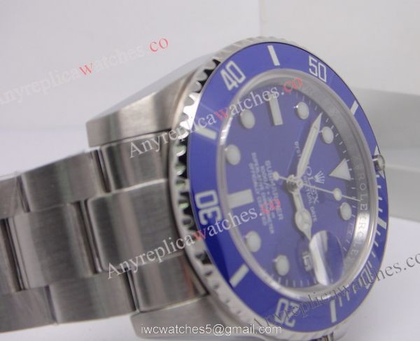 ROLEX SUBMARINER BLUE DIAL / BLUE CERAMIC WATCH SWISS ETA 2836 ROLEX SUBMARINER BLUE DIAL / BLUE CERAMIC WATCH SWISS ETA 2836