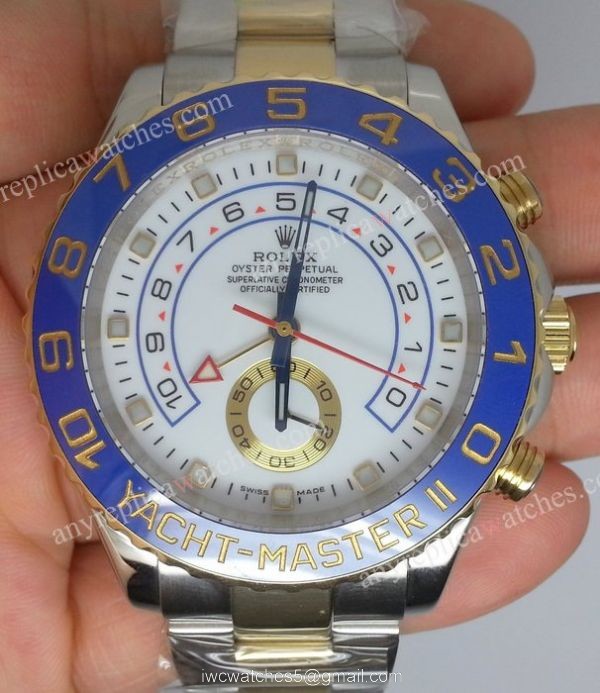Rolex Yachtmaster II 2-Tone Yellow gold 44mm w/ Working Sub-dial |Replica Watch Rolex Yachtmaster II 2-Tone Yellow gold 44mm w/ Working Sub-dial |Replica Watch