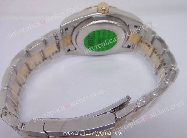 Fake Rolex Datejust Watch 2-Tone Oyster Roman Markers Men Watch Fake Rolex Datejust Watch 2-Tone Oyster Roman Markers Men Watch