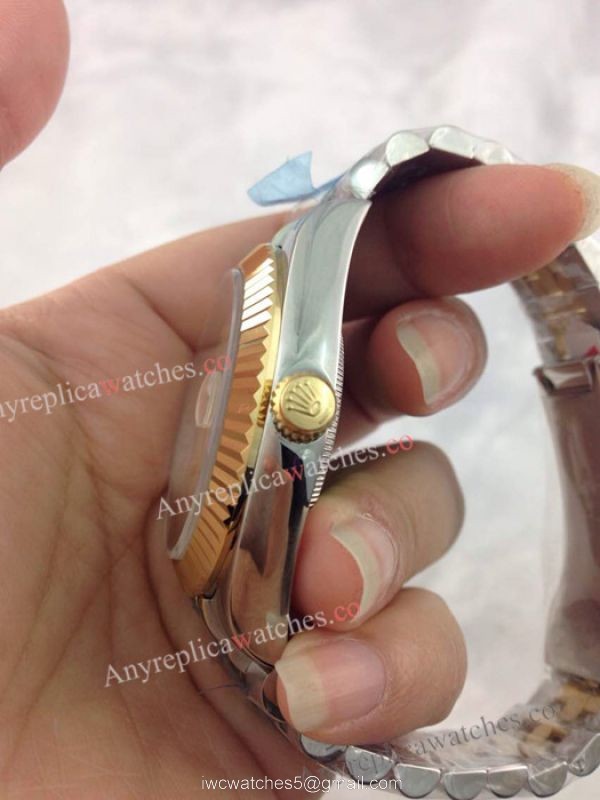 Two Tone Rolex Jubilee Band Datejust II Mens Watch White Face Two Tone Rolex Jubilee Band Datejust II Mens Watch White Face