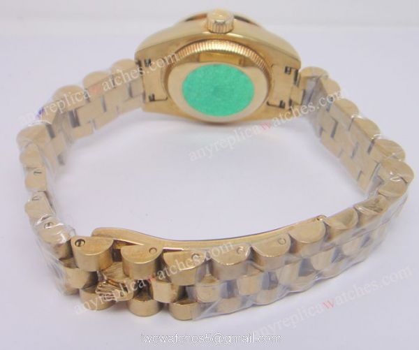Rolex Datejust Gold President Diamond Bezel Ladies Watch Rolex Datejust Gold President Diamond Bezel Ladies Watch