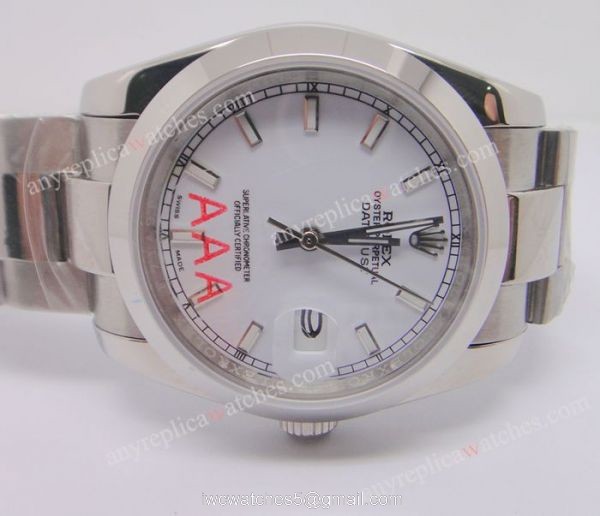 Rolex Oyster Band Silver Face Datejust Replica Watch Rolex Oyster Band Silver Face Datejust Replica Watch