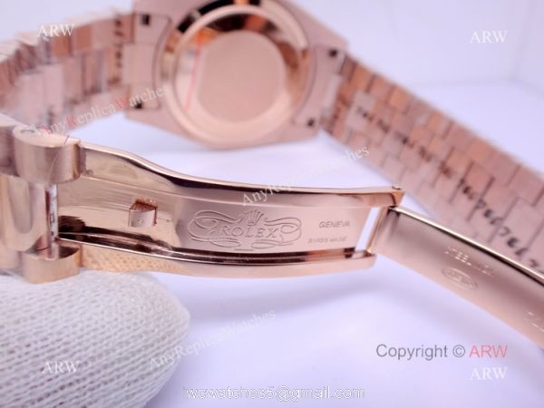 AAA Replica Rolex Day-Date Chocolate Face Watch New 40mm Case AAA Replica Rolex Day-Date Chocolate Face Watch New 40mm Case