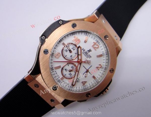 Replica Hublot Big Bang Rose Gold White Face For Lady Replica Hublot Big Bang Rose Gold White Face For Lady