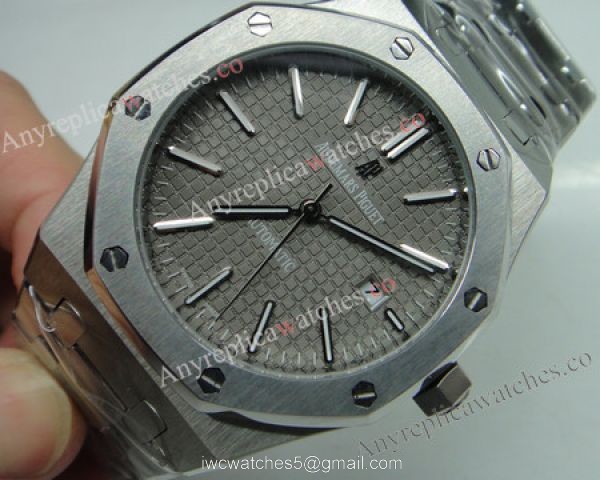 Stainless Steel Grey Dial 41mm Royal Oak Replica Audemars Piguet Watches For Sale Stainless Steel Grey Dial 41mm Royal Oak Replica Audemars Piguet Watches For Sale