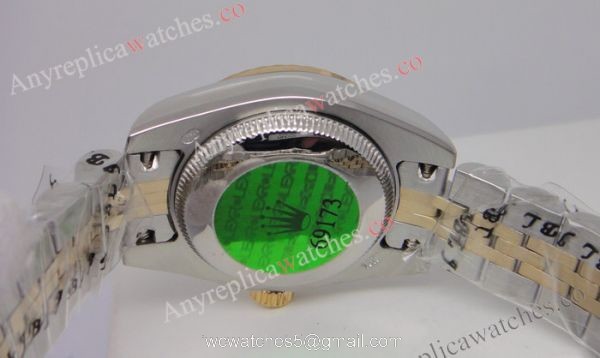 Copy Rolex Lady Datejust 2-Tone Black Wave Dial High Qualtiy Watch 36mm Copy Rolex Lady Datejust 2-Tone Black Wave Dial High Qualtiy Watch 36mm
