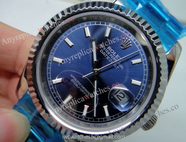 Replica Rolex Datejust Oyster Bracelet Blue Face Rolex Couple Watches 36mm Replica Rolex Datejust Oyster Bracelet Blue Face Rolex Couple Watches 36mm