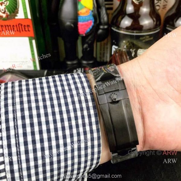 New Daytona Rolex Rainbow Replica Watch All Black Limited Edition New Daytona Rolex Rainbow Replica Watch All Black Limited Edition