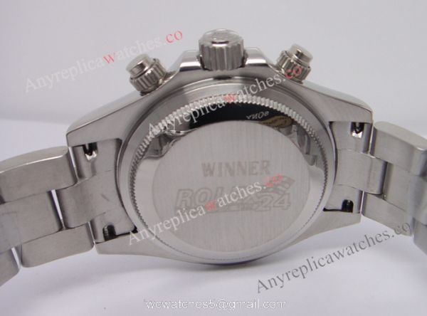 Replica rolex daytona stainless steel white face automatic watch Replica rolex daytona stainless steel white face automatic watch