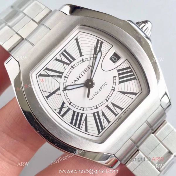 Swiss Grade Cartier Roadster ETA 2892 Stainless Steel Watch Replica Swiss Grade Cartier Roadster ETA 2892 Stainless Steel Watch Replica