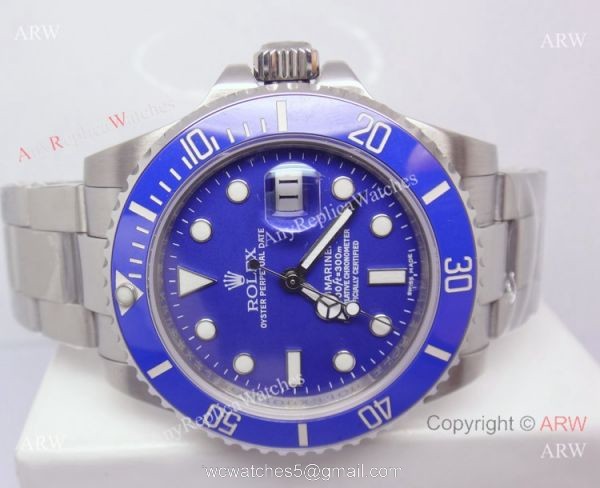 NEW UPGRADED SS Blue Dial Blue Ceramic Bezel Swiss Replica Rolex Submariner watch NEW UPGRADED SS Blue Dial Blue Ceramic Bezel Swiss Replica Rolex Submariner watch