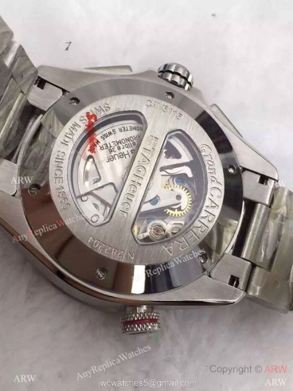 Swiss Replica Tag Heuer Carrera Calibre 36 Fiyat Watch: SS Black Chronograph Watch Swiss Replica Tag Heuer Carrera Calibre 36 Fiyat Watch: SS Black Chronograph Watch