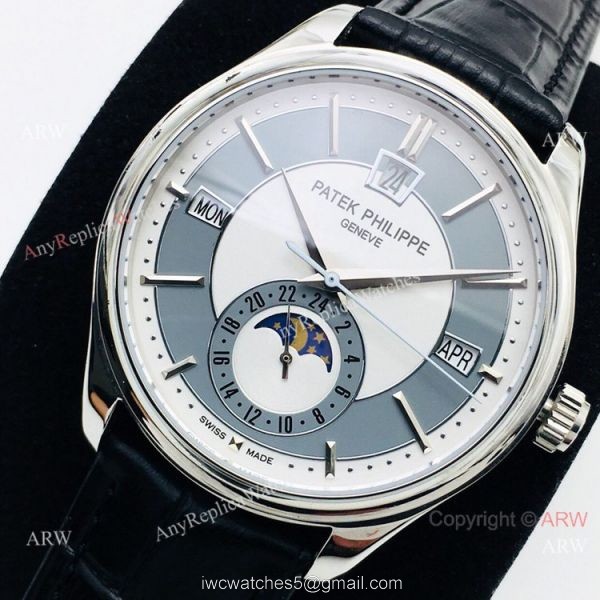 AAA Replica Patek Philippe Annual Calendar Blue Dial Men Watch Cal324 AAA Replica Patek Philippe Annual Calendar Blue Dial Men Watch Cal324