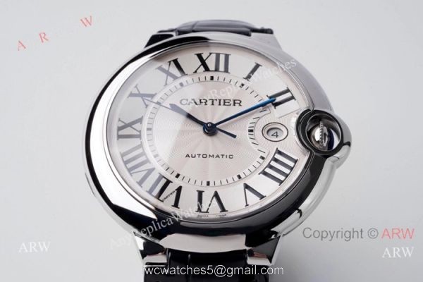 1-1 Best Edition AF Factory Ballon Bleu Cartier Leather Strap Watch 42mm 1-1 Best Edition AF Factory Ballon Bleu Cartier Leather Strap Watch 42mm