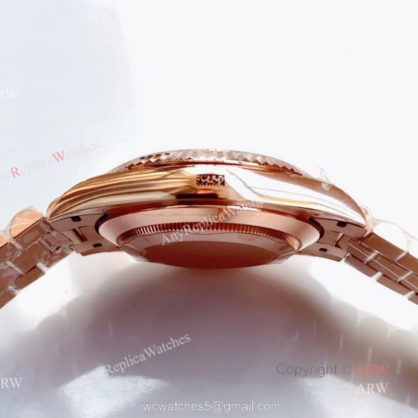 Noob Factory Rolex Day Date Rose Gold Olive Green Dial Swiss Replica Watch For Men Noob Factory Rolex Day Date Rose Gold Olive Green Dial Swiss Replica Watch For Men