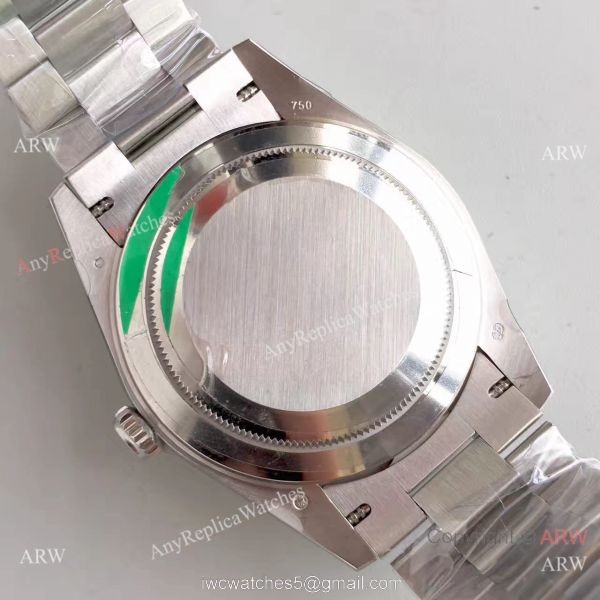 Rolex Day-Date II Watch Replica Stainless Steel Black Face Diamond Markers Rolex Day-Date II Watch Replica Stainless Steel Black Face Diamond Markers