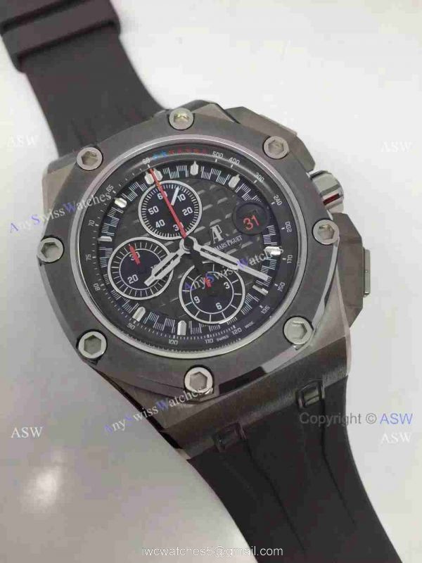 Swiss 3126 Audemars Piguet Michael Schumacher Black Dial Watch Swiss 3126 Audemars Piguet Michael Schumacher Black Dial Watch