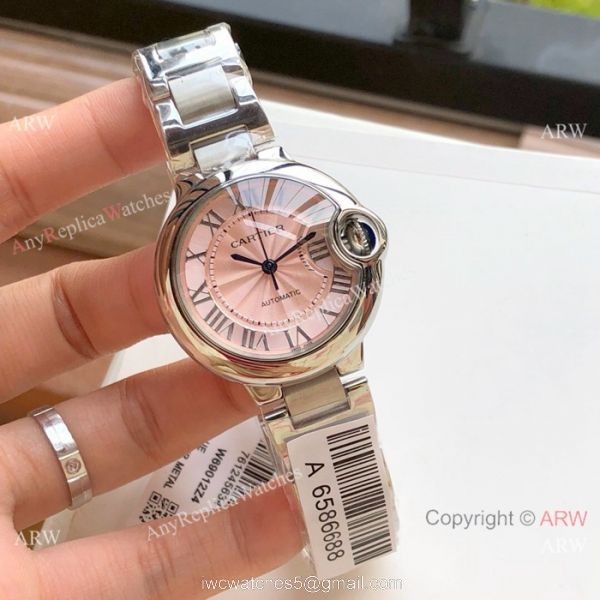 Swiss Quality Womens Fake Cartier Watch Ballon Bleu de 33mm Swiss Quality Womens Fake Cartier Watch Ballon Bleu de 33mm