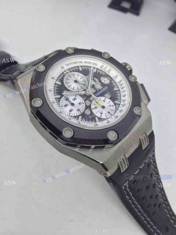 Replica Swiss Audemars Piguet Royal Oak Ruben Barrichello Watch Black Leather Replica Swiss Audemars Piguet Royal Oak Ruben Barrichello Watch Black Leather