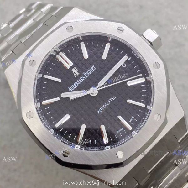 Swiss 3120 Replica Audemars Piguet Royal Oak SS Black Swiss 3120 Replica Audemars Piguet Royal Oak SS Black