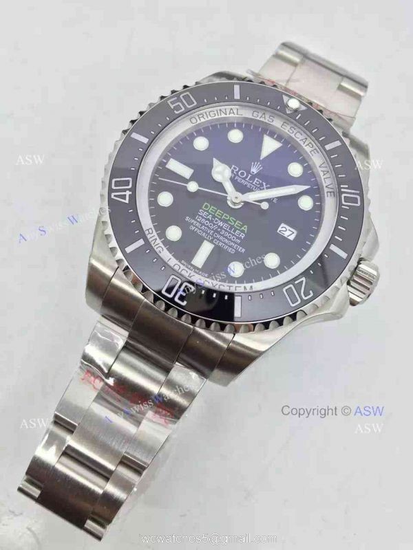 NEW UPGRADED Swiss ETA2836 Rolex Deepsea Blue Replica Watch Noob V7 NEW UPGRADED Swiss ETA2836 Rolex Deepsea Blue Replica Watch Noob V7