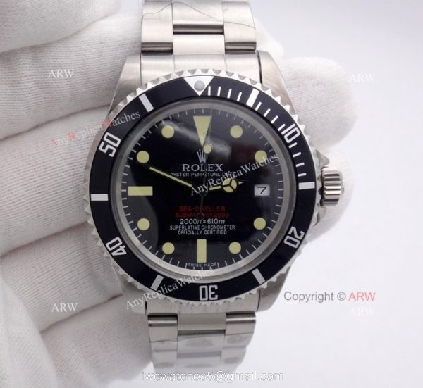 Vintage Rolex SEA-DWELLER Black Dial Automatic Movement 40mm Watch Vintage Rolex SEA-DWELLER Black Dial Automatic Movement 40mm Watch