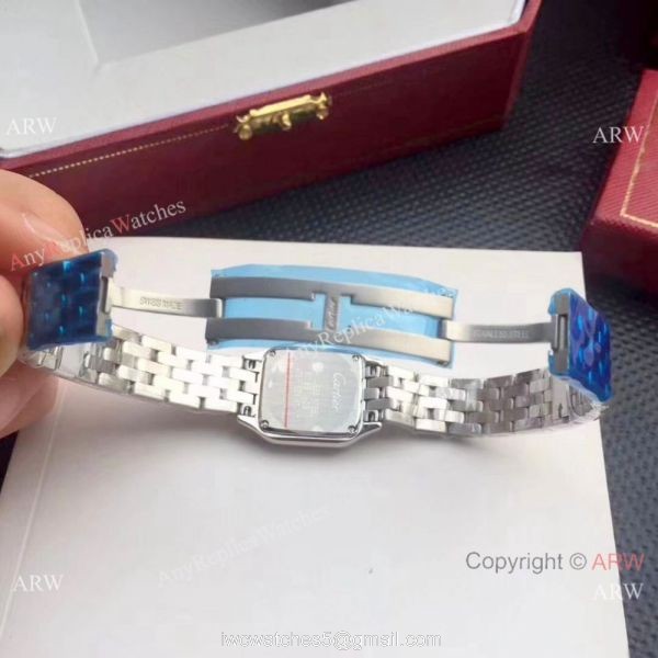 Fake Panthere De Cartier SS Diamond Watch Ladies 22mm Fake Panthere De Cartier SS Diamond Watch Ladies 22mm