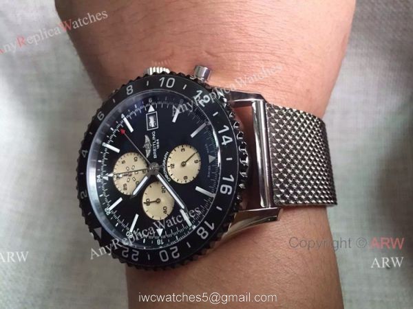 New 2016 Breitling CHRONOLINER SS Black Chronograph Dial Replica Watch New 2016 Breitling CHRONOLINER SS Black Chronograph Dial Replica Watch