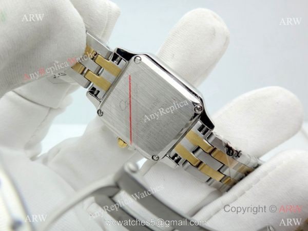Copy Cartier Panthere Two Tone Diamond Bezel Watch 22mm Ladies Copy Cartier Panthere Two Tone Diamond Bezel Watch 22mm Ladies