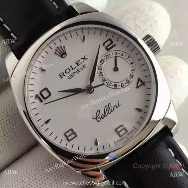 Swiss Rolex Cellini Danaos SS White Dial Replica Watch AAA Grade Swiss Rolex Cellini Danaos SS White Dial Replica Watch AAA Grade