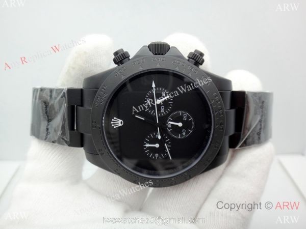 Newest Replica Rolex Daytona Automatic Watch w/ All Black Case Newest Replica Rolex Daytona Automatic Watch w/ All Black Case