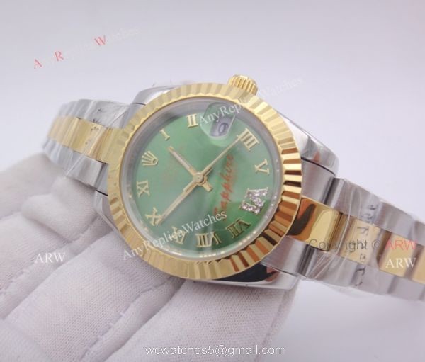 BLACK FRIDAY SALE Rolex Datejust 31mm Watch Diamond VI 2 Tone Olive Green Face Rolex BLACK FRIDAY SALE Rolex Datejust 31mm Watch Diamond VI 2 Tone Olive Green Face Rolex
